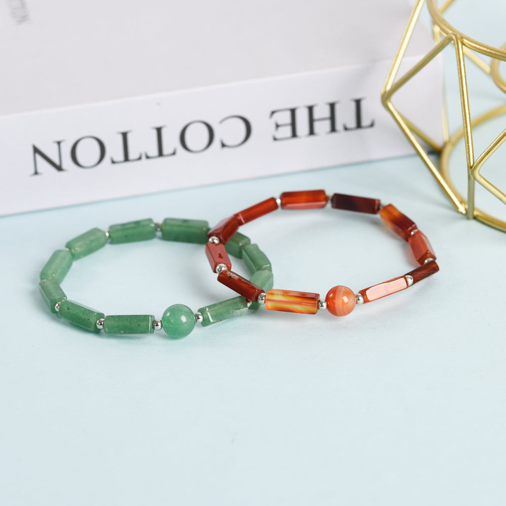 Long square bracelet