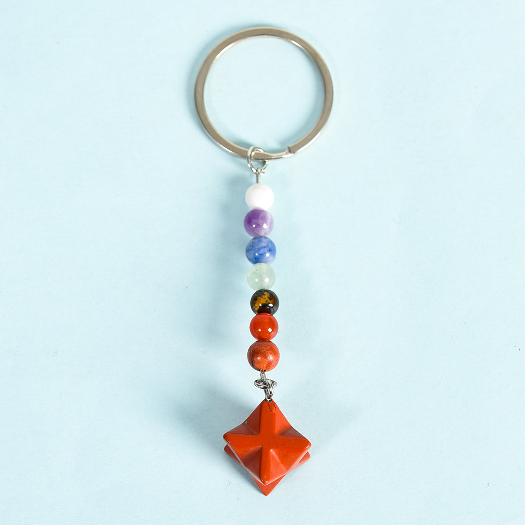 Merkaba keychain(seven chakras)