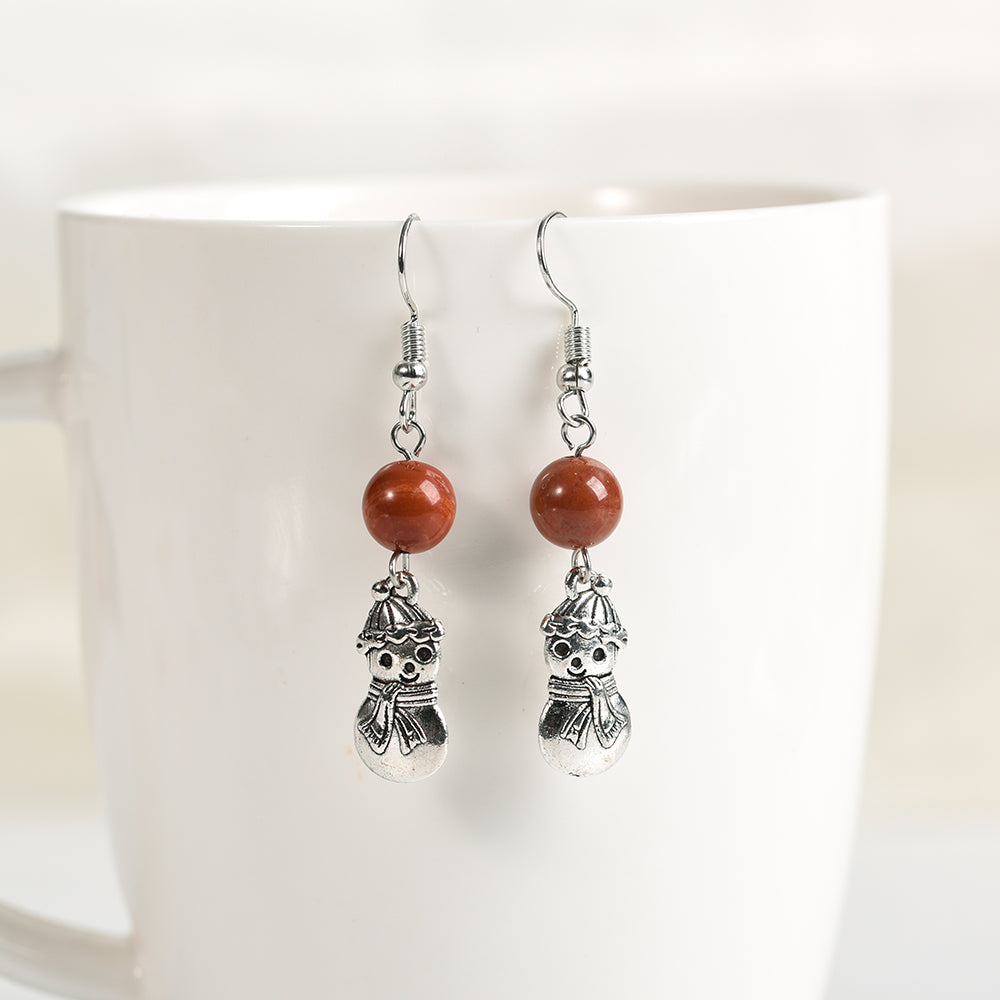 Christmas beads earrings