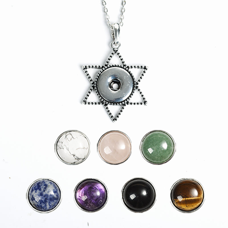 7 in 1 metal pendant