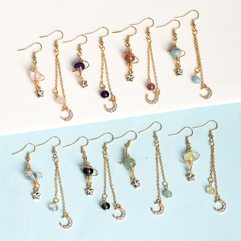 Solar system earrings