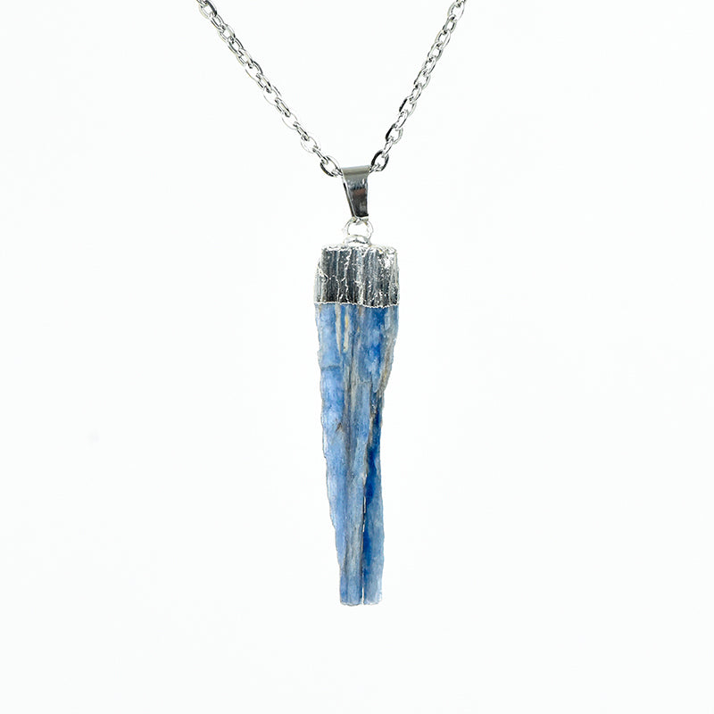 Raw kyanite pendant(electroplating)