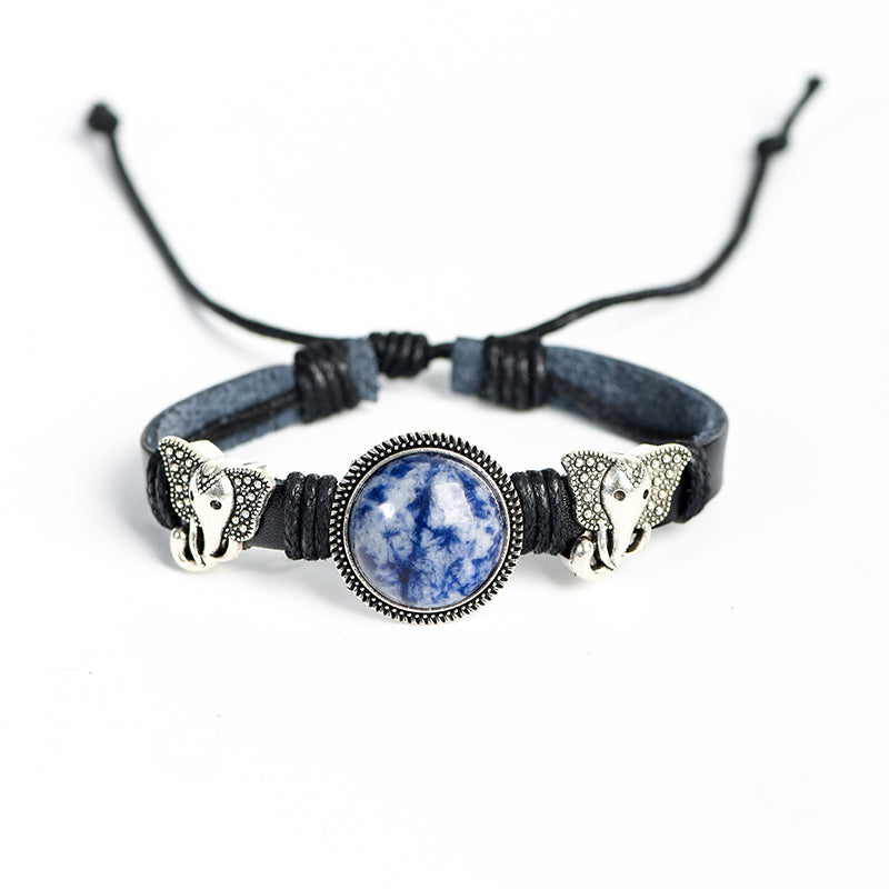 Leather cord bracelet