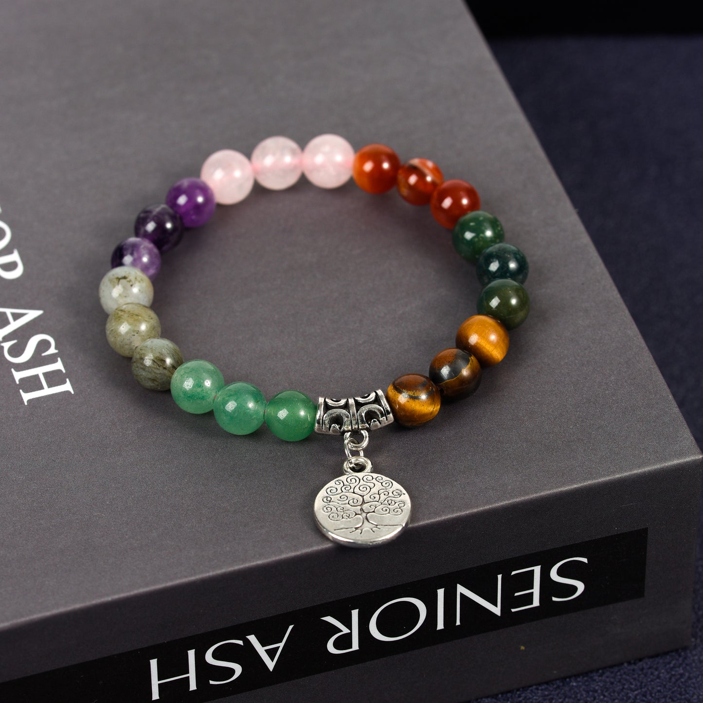 Seven chakra bracelet