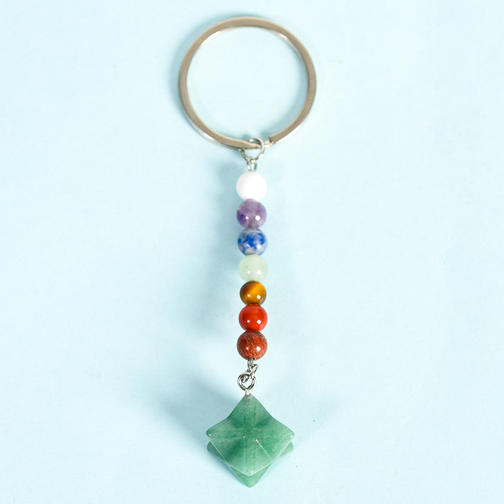 Merkaba keychain(seven chakras)