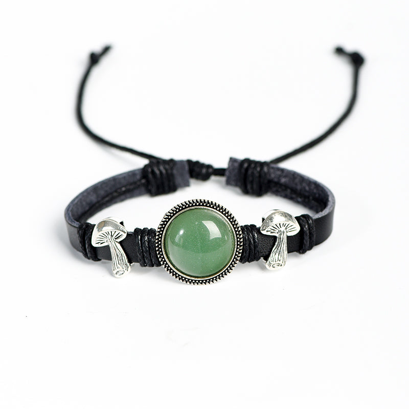 Leather cord bracelet