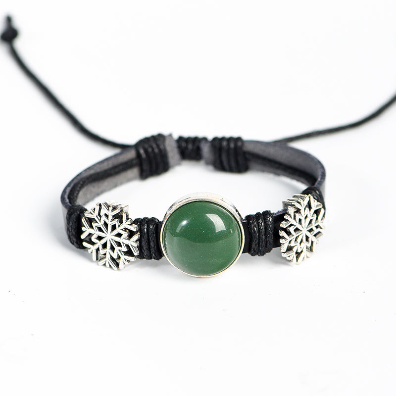 Leather cord bracelet