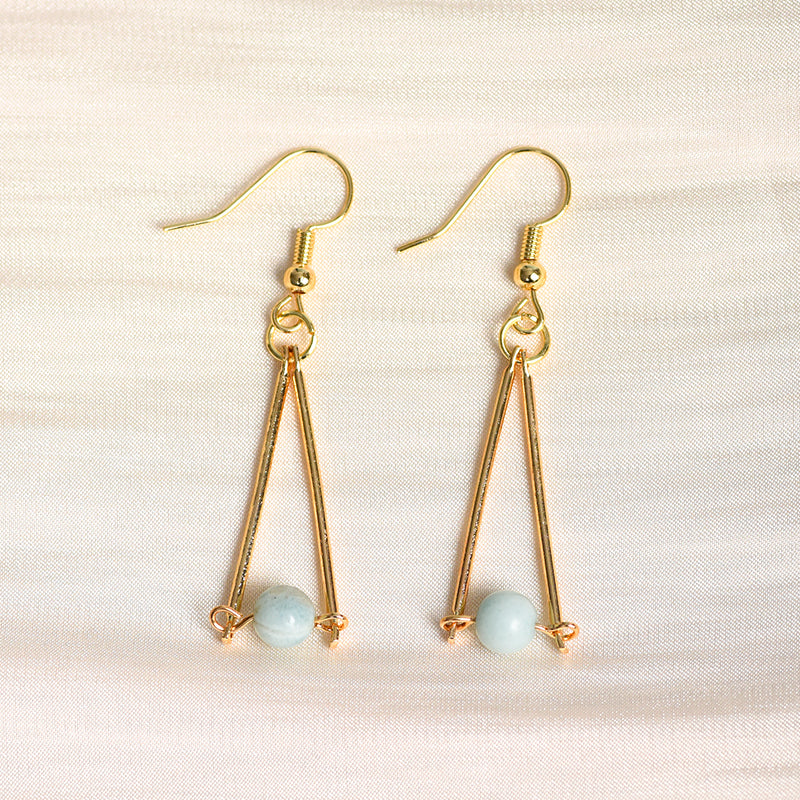 Double hanging earrings