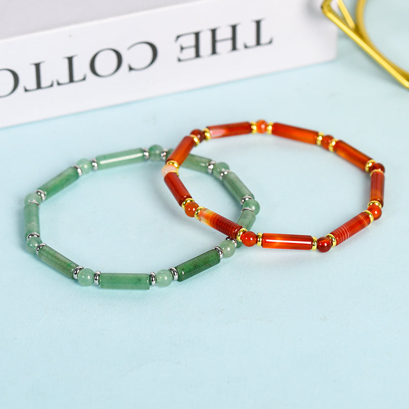 Round tube bracelet