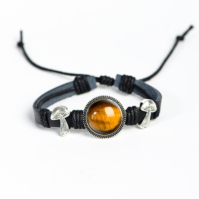 Leather cord bracelet