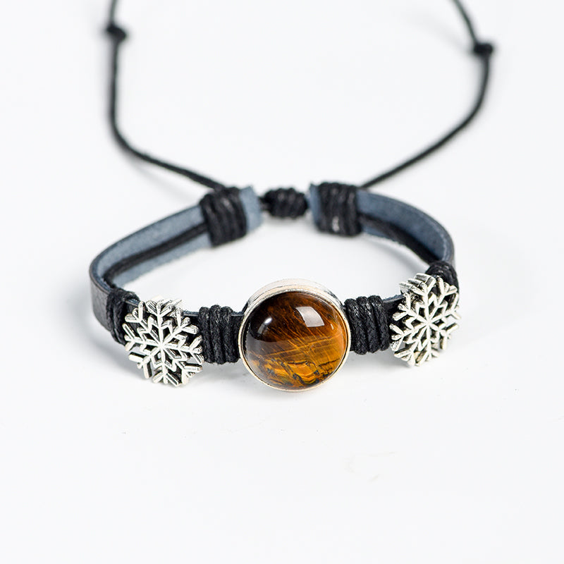 Leather cord bracelet