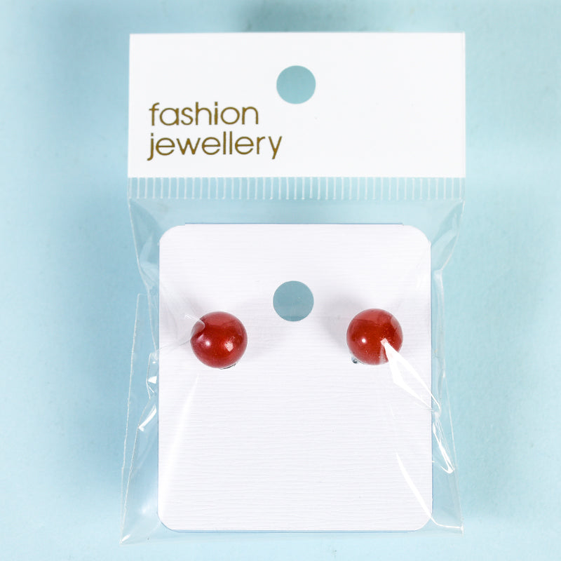 Beads earrings(8mm)