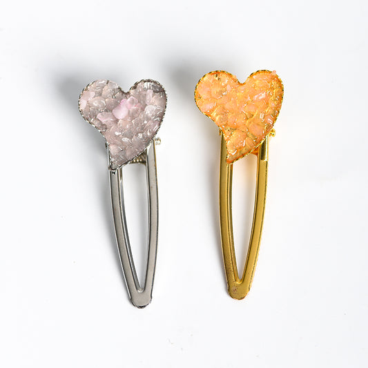 Chips heart hairpin