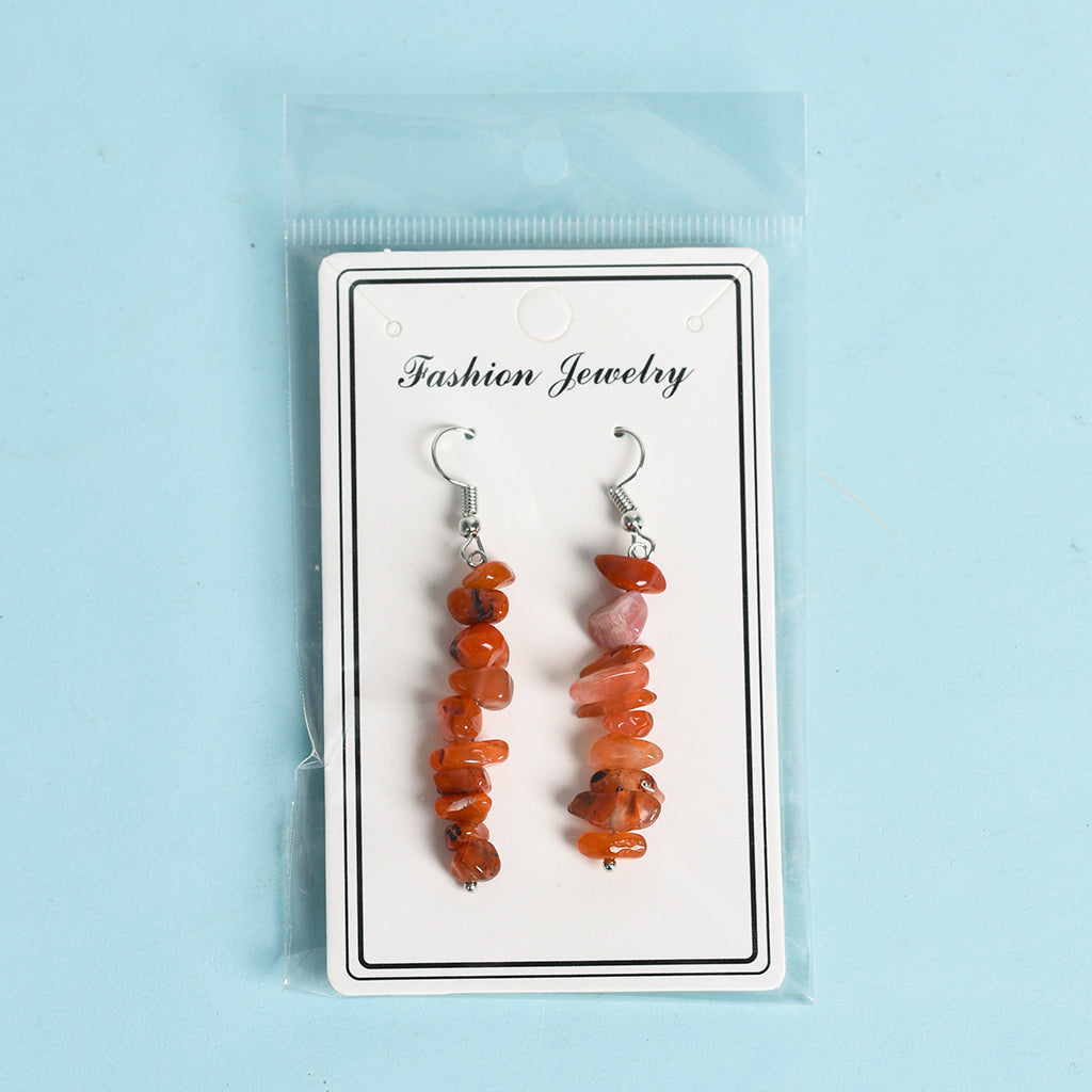 Chips strands earrings