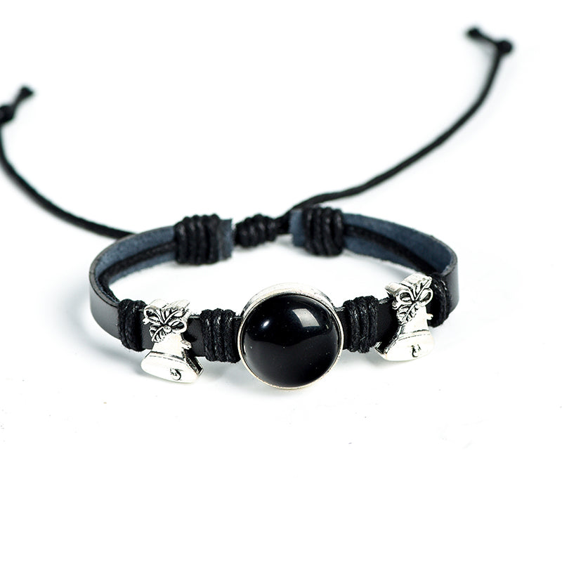 Leather cord bracelet