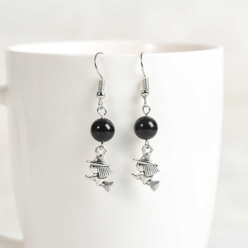 Halloween beads earrings