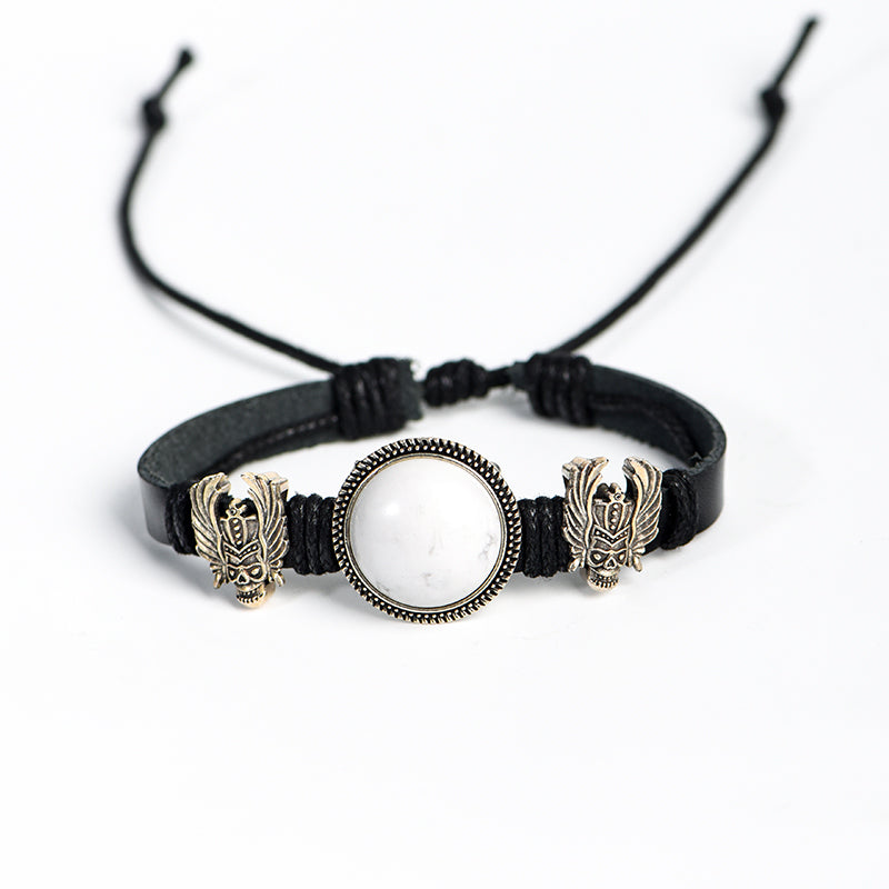 Leather cord bracelet