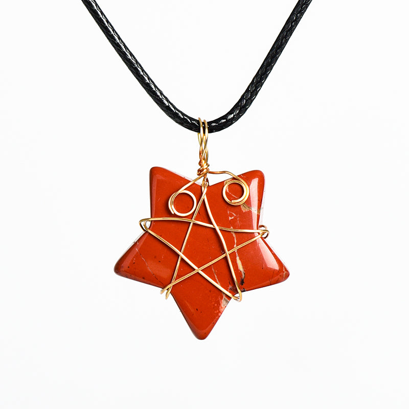 Star pendant(wire wrapped)