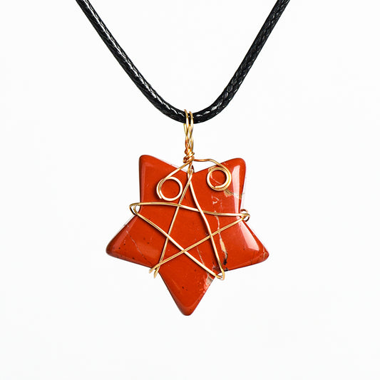 Star pendant(wire wrapped)