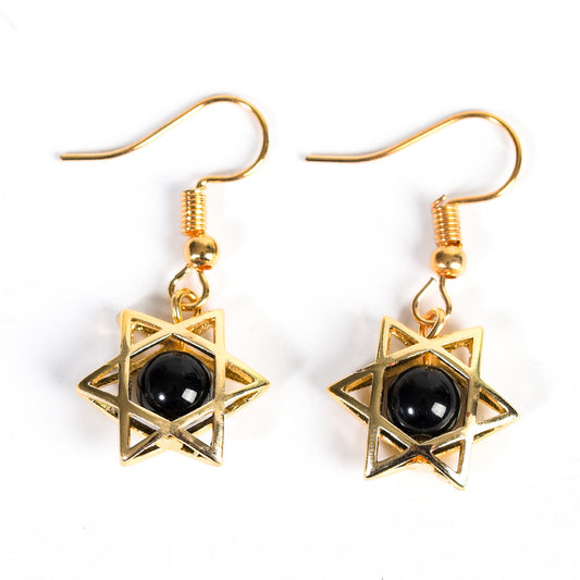 Hexagram earrings