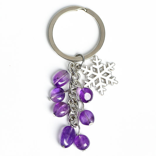 Grape Christmas keychain