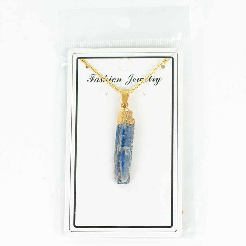 Raw kyanite pendant(electroplating)