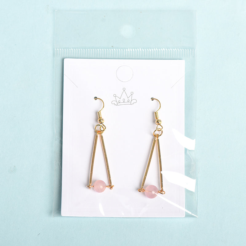 Double hanging earrings