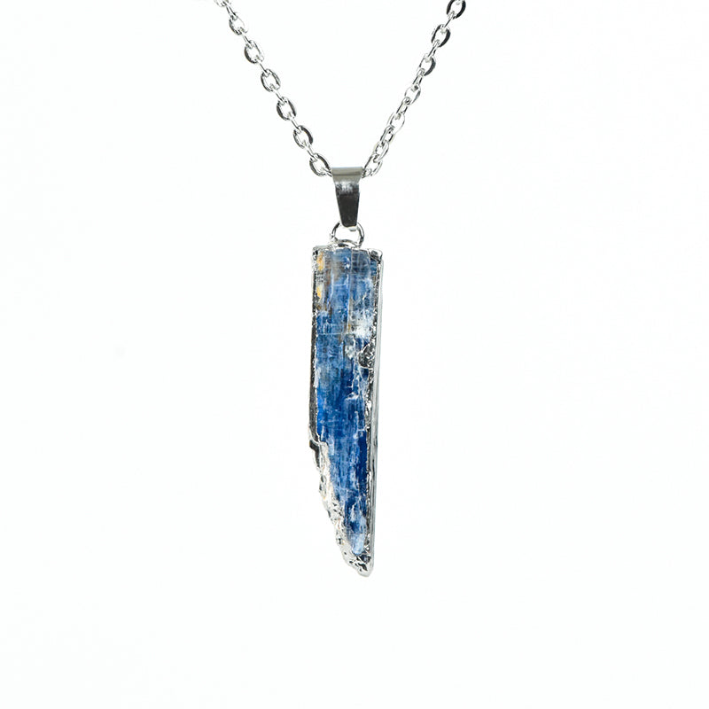 Raw kyanite pendant(electroplating)