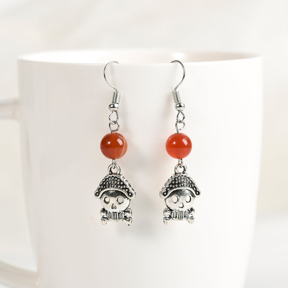 Halloween beads earrings