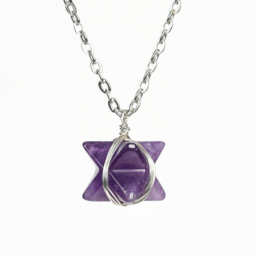 Merkaba pendant(wire wrapped)