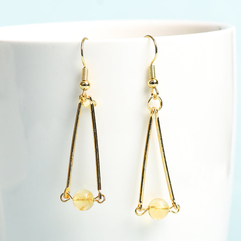 Double hanging earrings