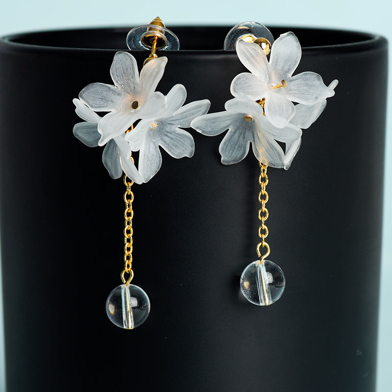 Gardenia earrings