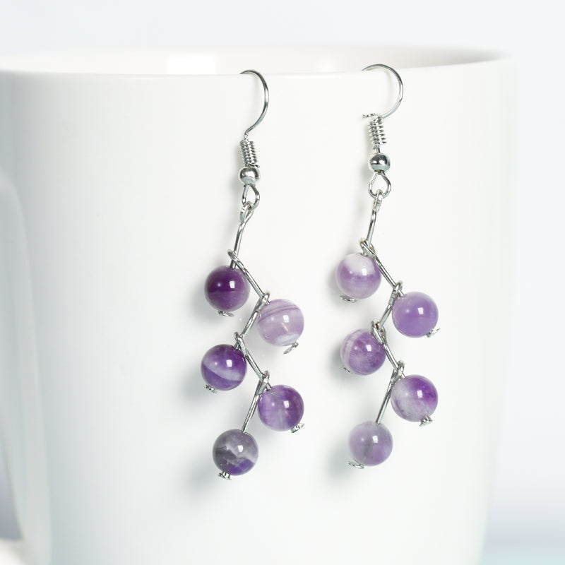 Grape earrings