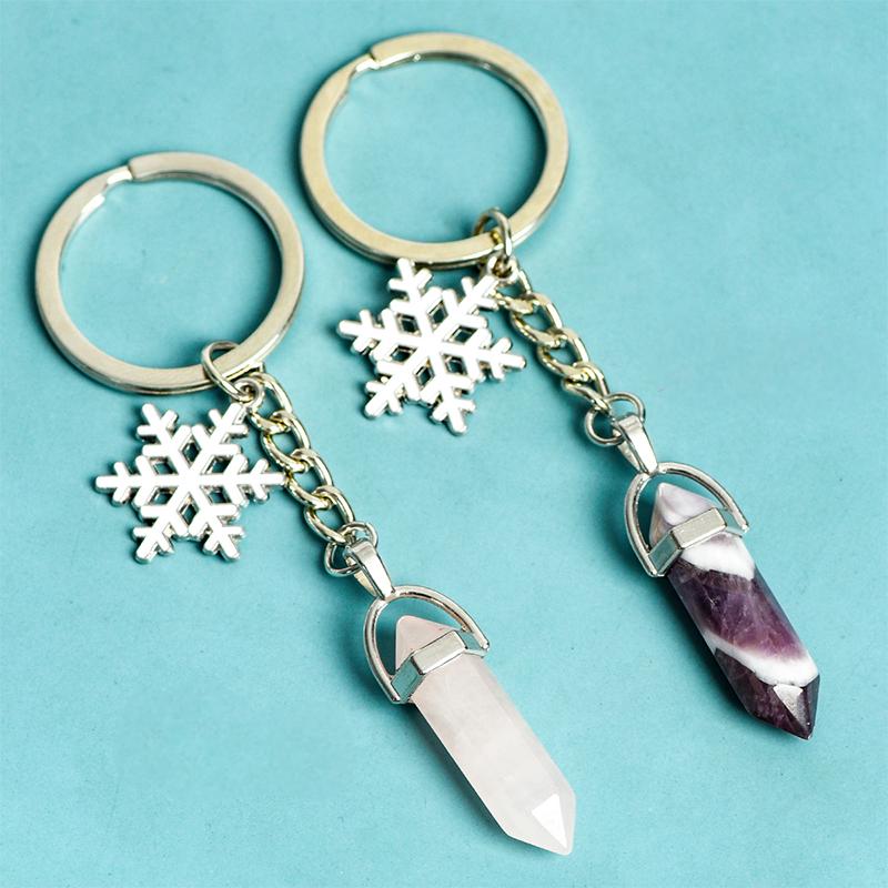 Double points Christmas keychain