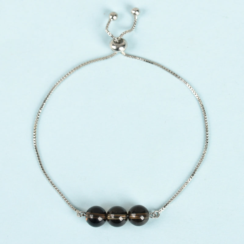 3 beads bracelet(metal chain)