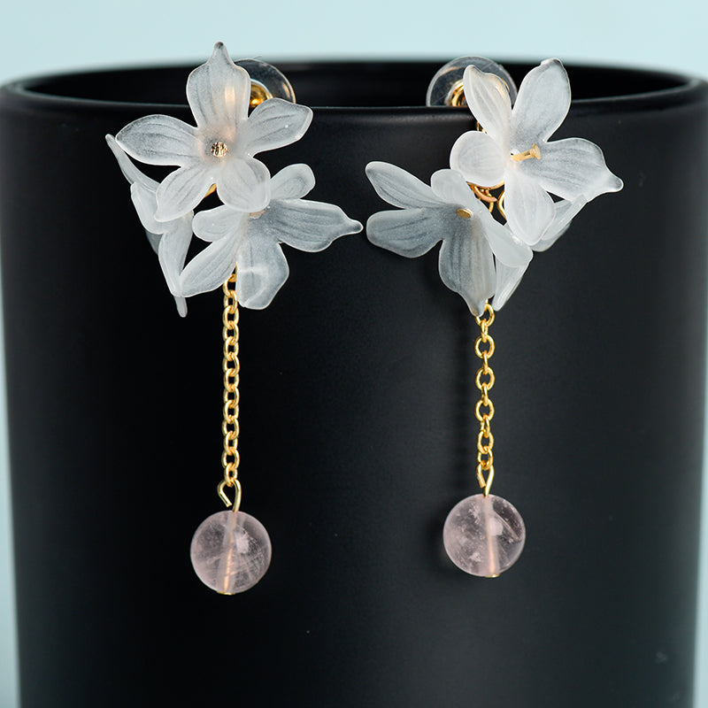 Gardenia earrings