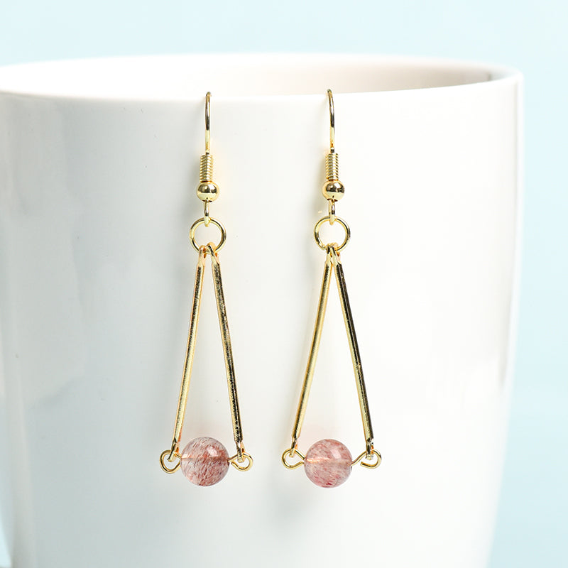 Double hanging earrings