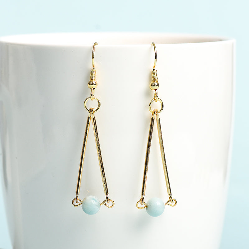 Double hanging earrings