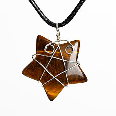 Star pendant(wire wrapped)