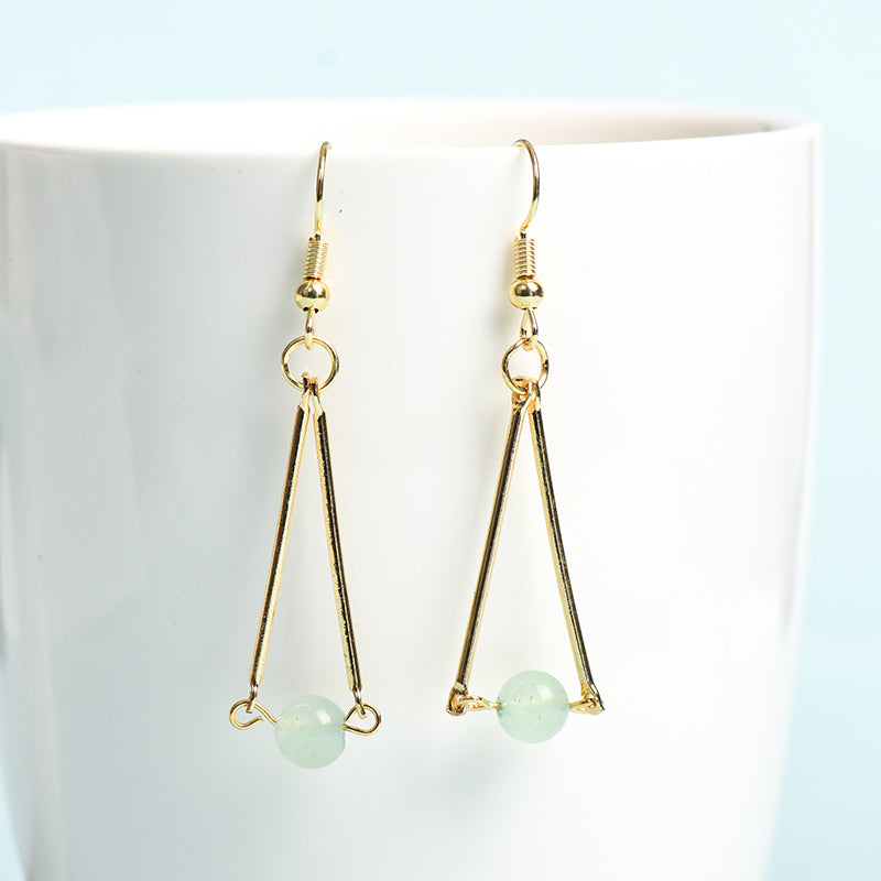 Double hanging earrings