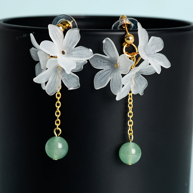 Gardenia earrings