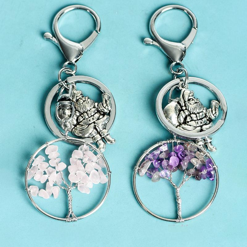 Tree of life Christmas keychain