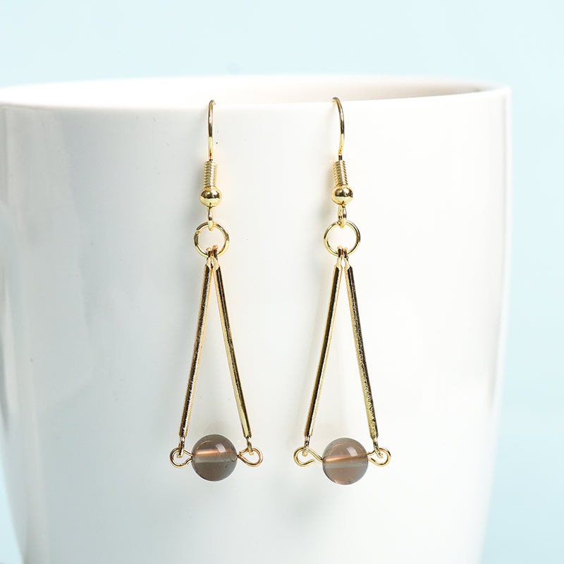 Double hanging earrings