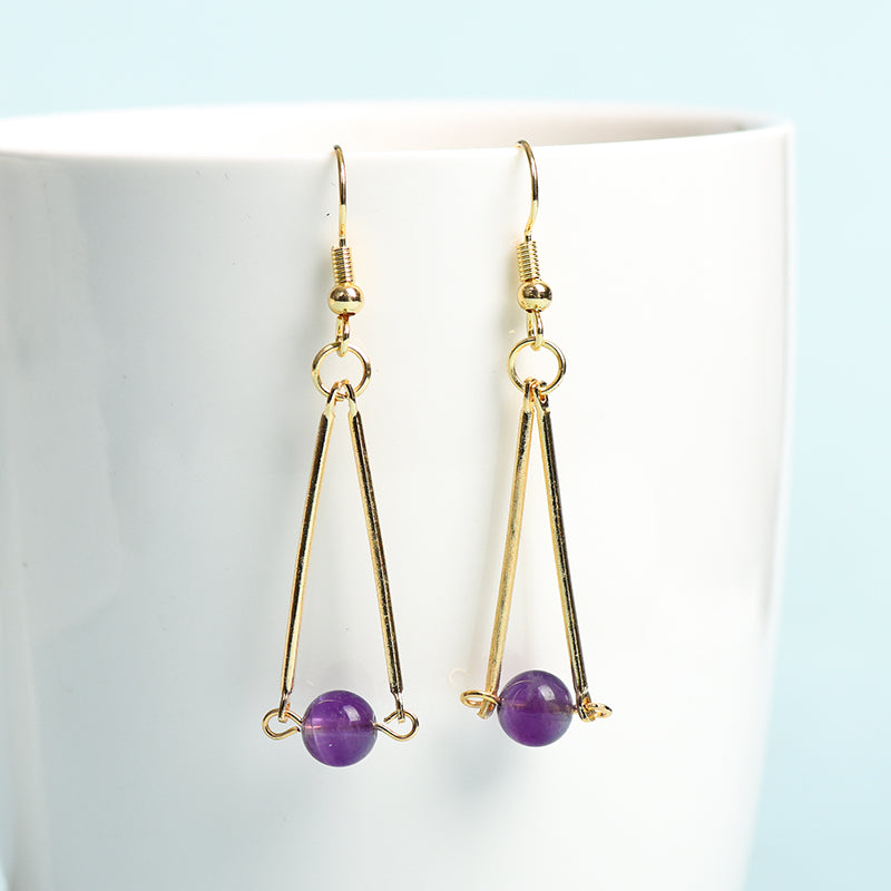 Double hanging earrings