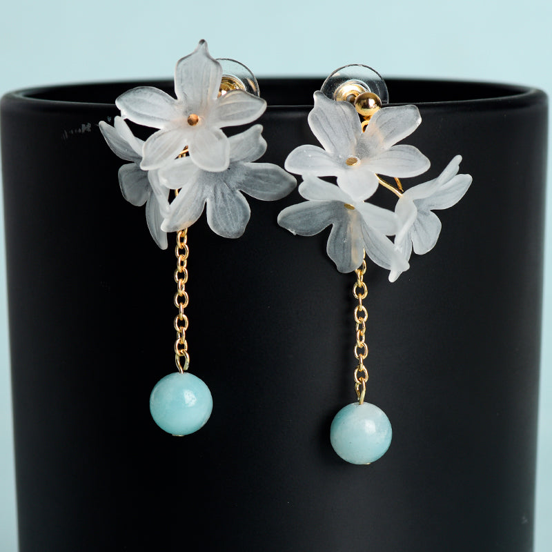 Gardenia earrings