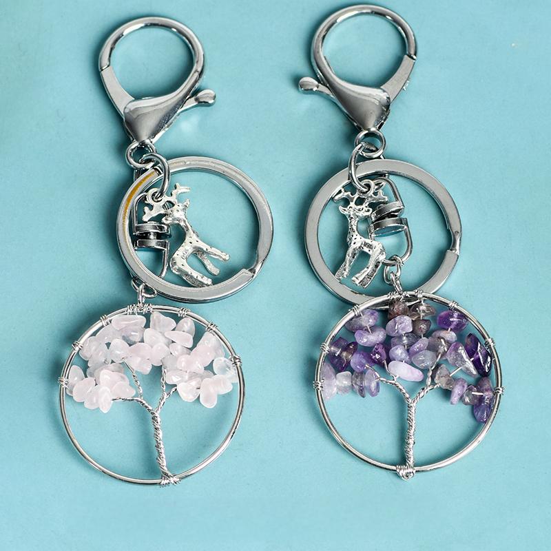 Tree of life Christmas keychain