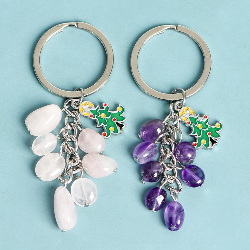 Grape Christmas keychain