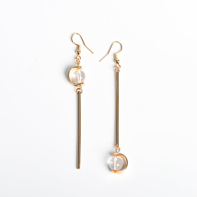 Moon wand earrings