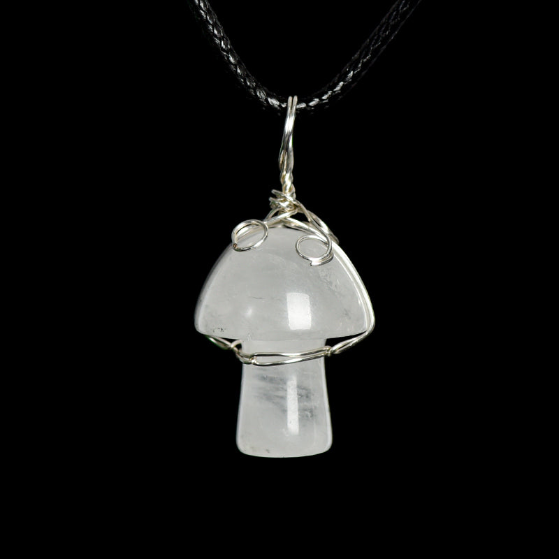 Mushroom pendant(wire wrapped)