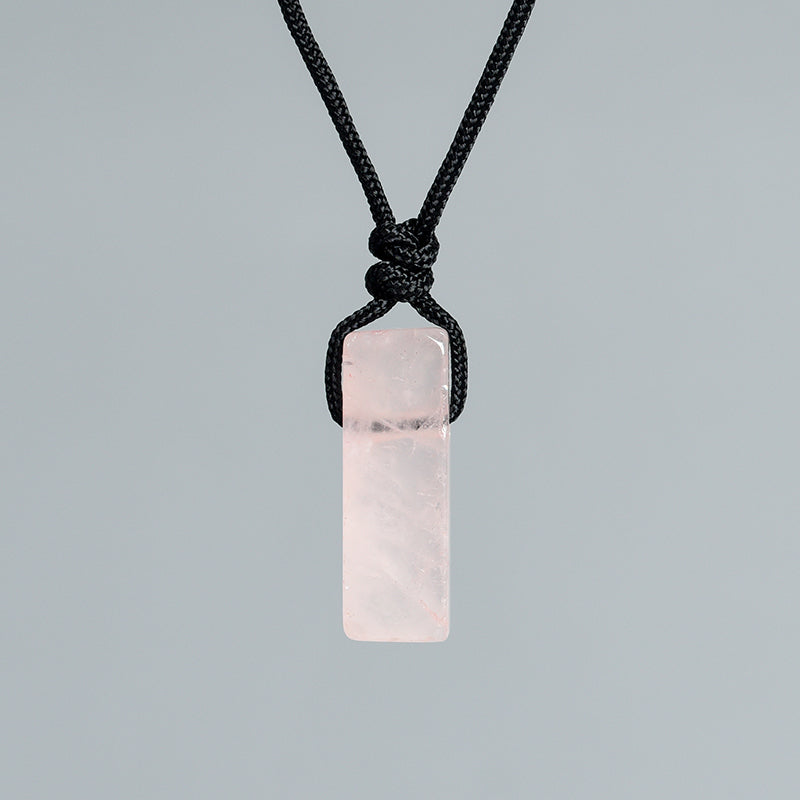 Crystal bar pendant(drill through)